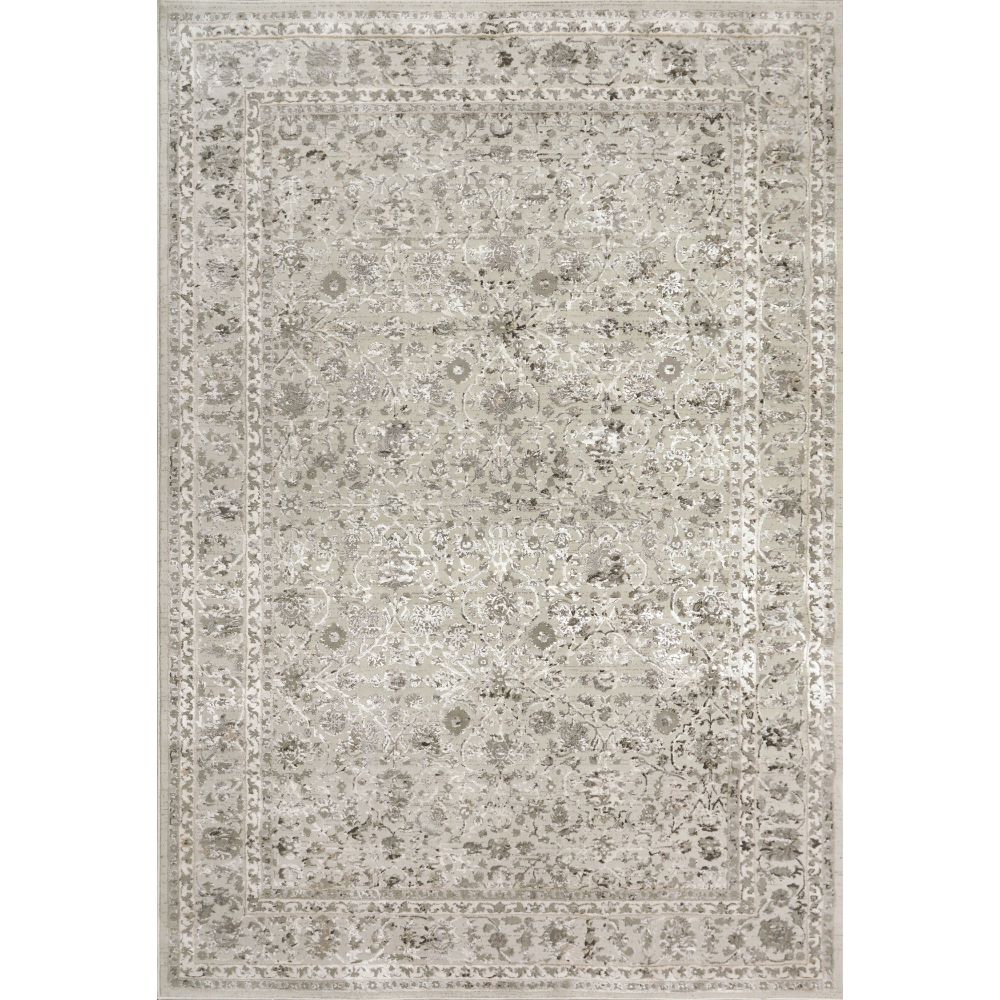 Dynamic Rugs 3151-190 Renaissance 5.3 Ft. X 7.7 Ft. Rectangle Rug in Ivory/Grey